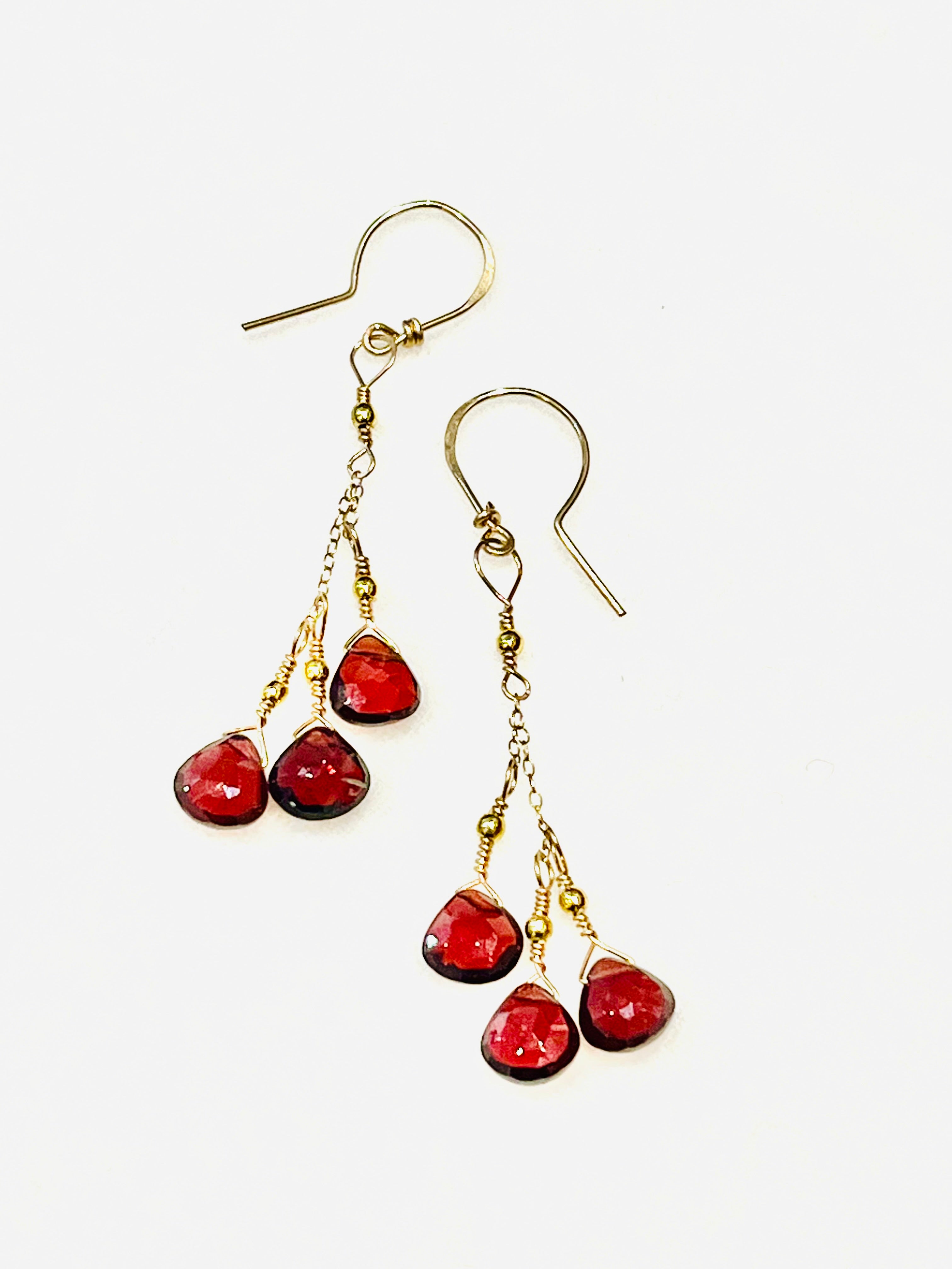 Garnet Earrings