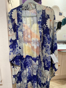 313 antique cotton silk haori