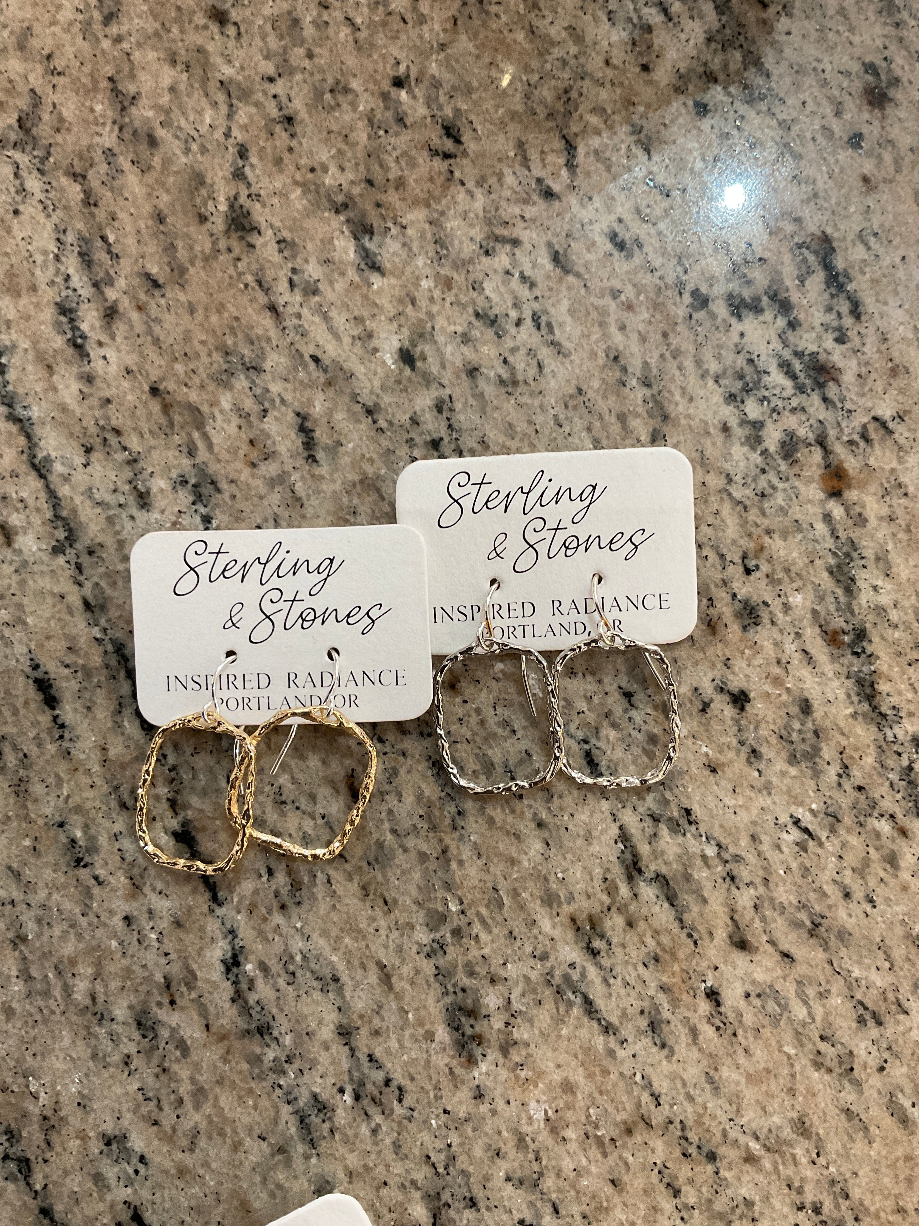 Sterling and Stones $20 earrings.