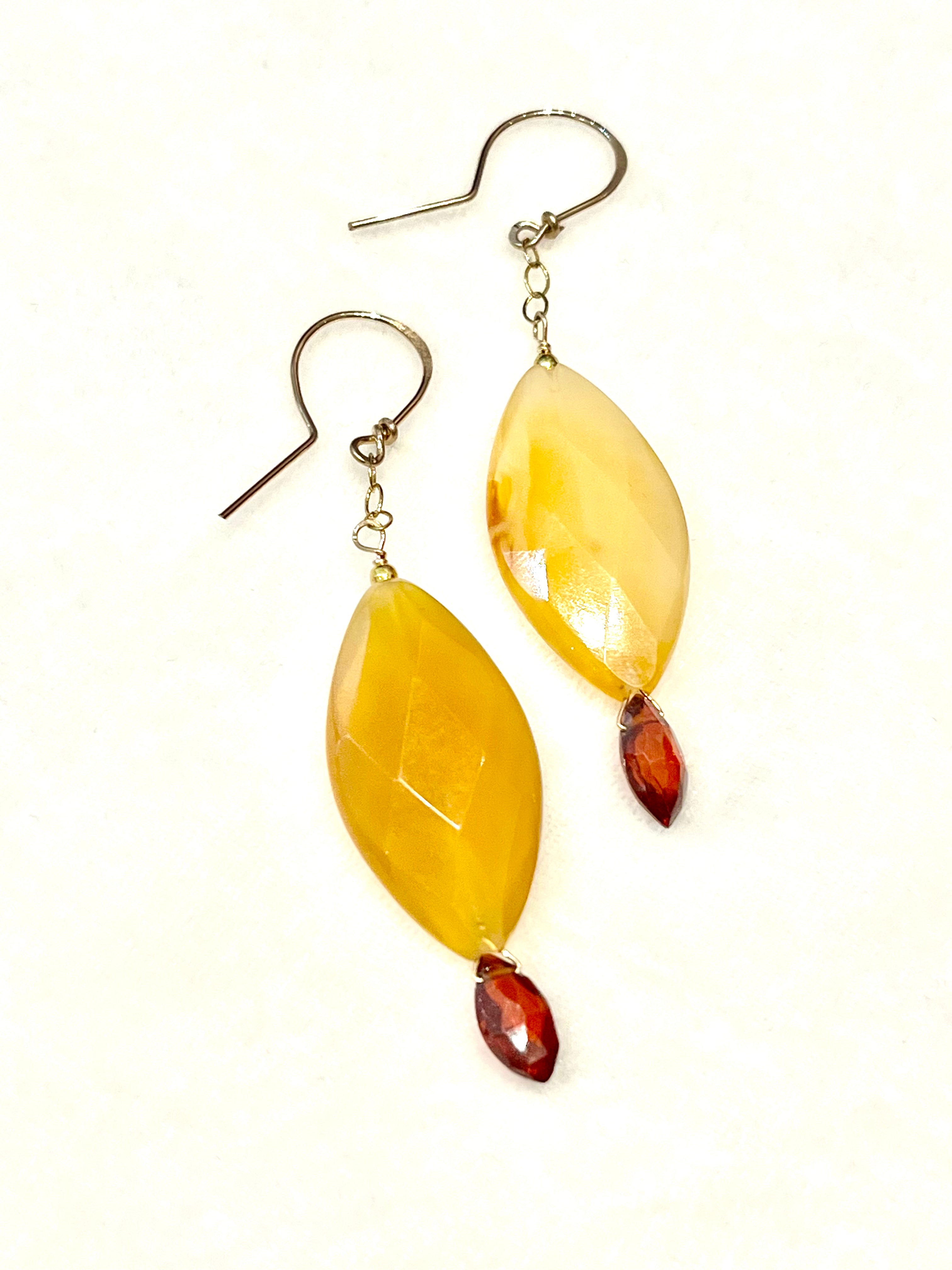 Agate & Garnet Earrings