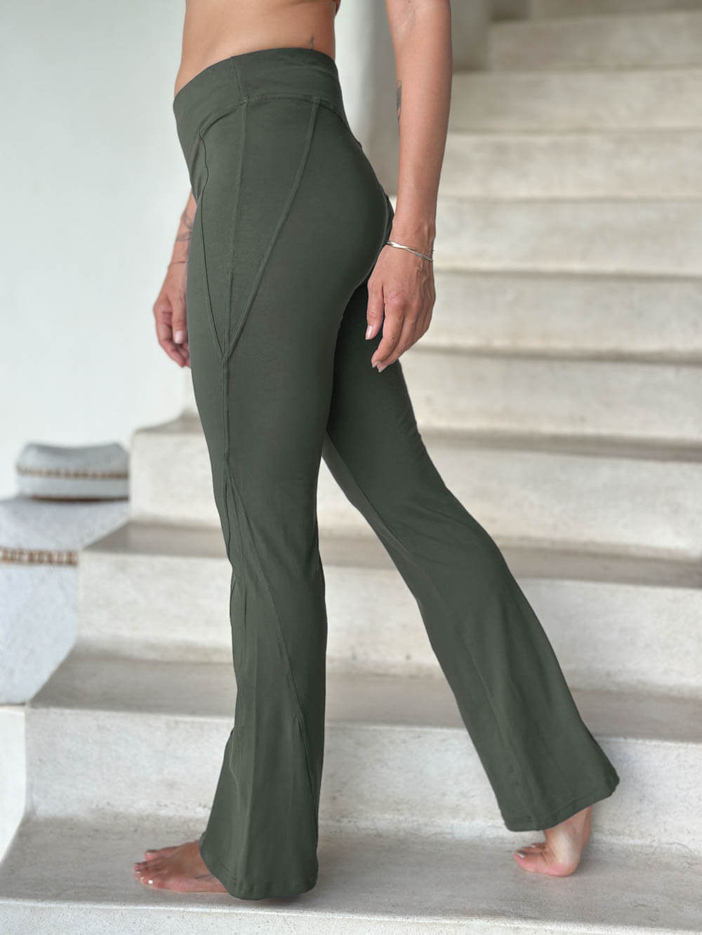 CU Bamboo Pocket Flare Pants