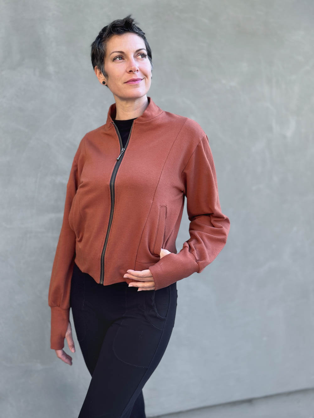 CU Bamboo Fleece Bomber Jacket