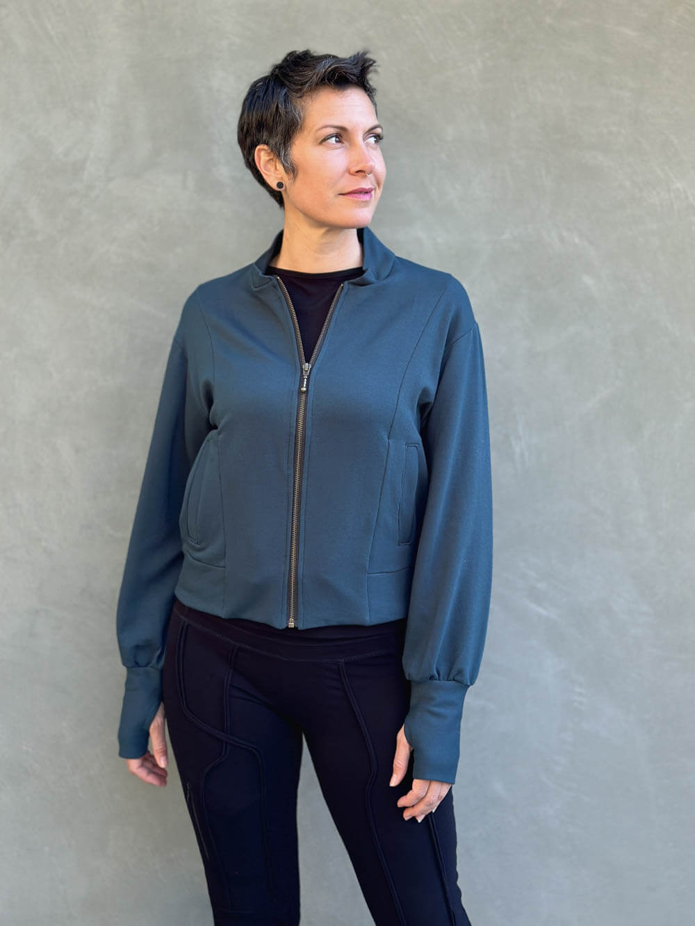 CU Bamboo Fleece Bomber Jacket