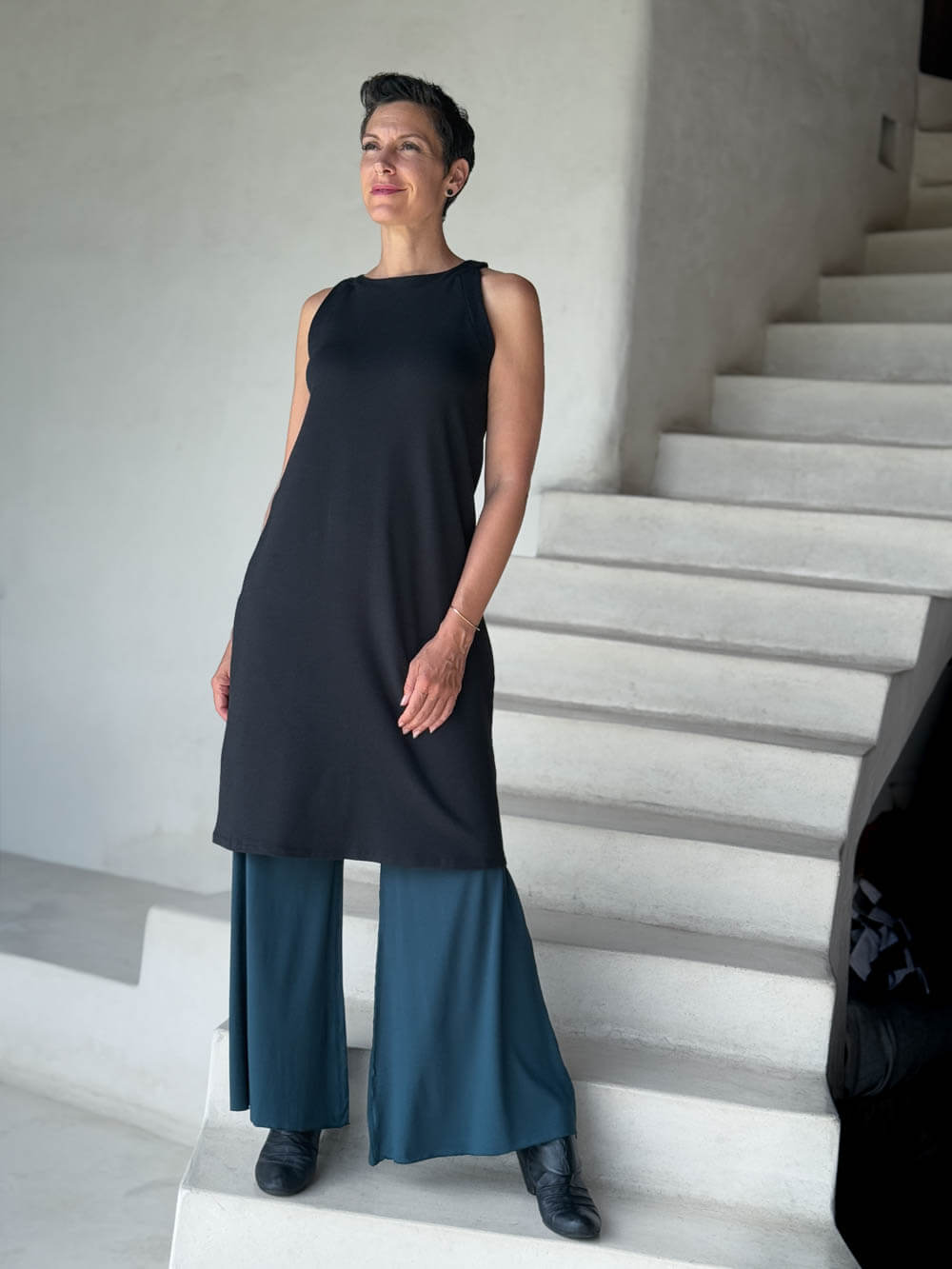 CU Bamboo Fleece Sweatshirt Dress/Tunic