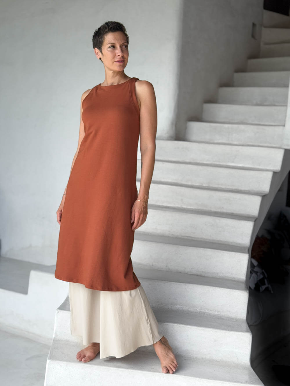 CU Bamboo Fleece Sweatshirt Dress/Tunic