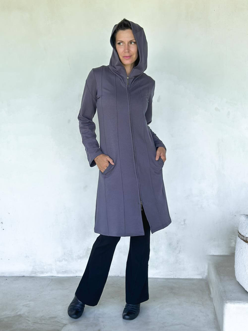 CU Bamboo Fleece Midi Jacket