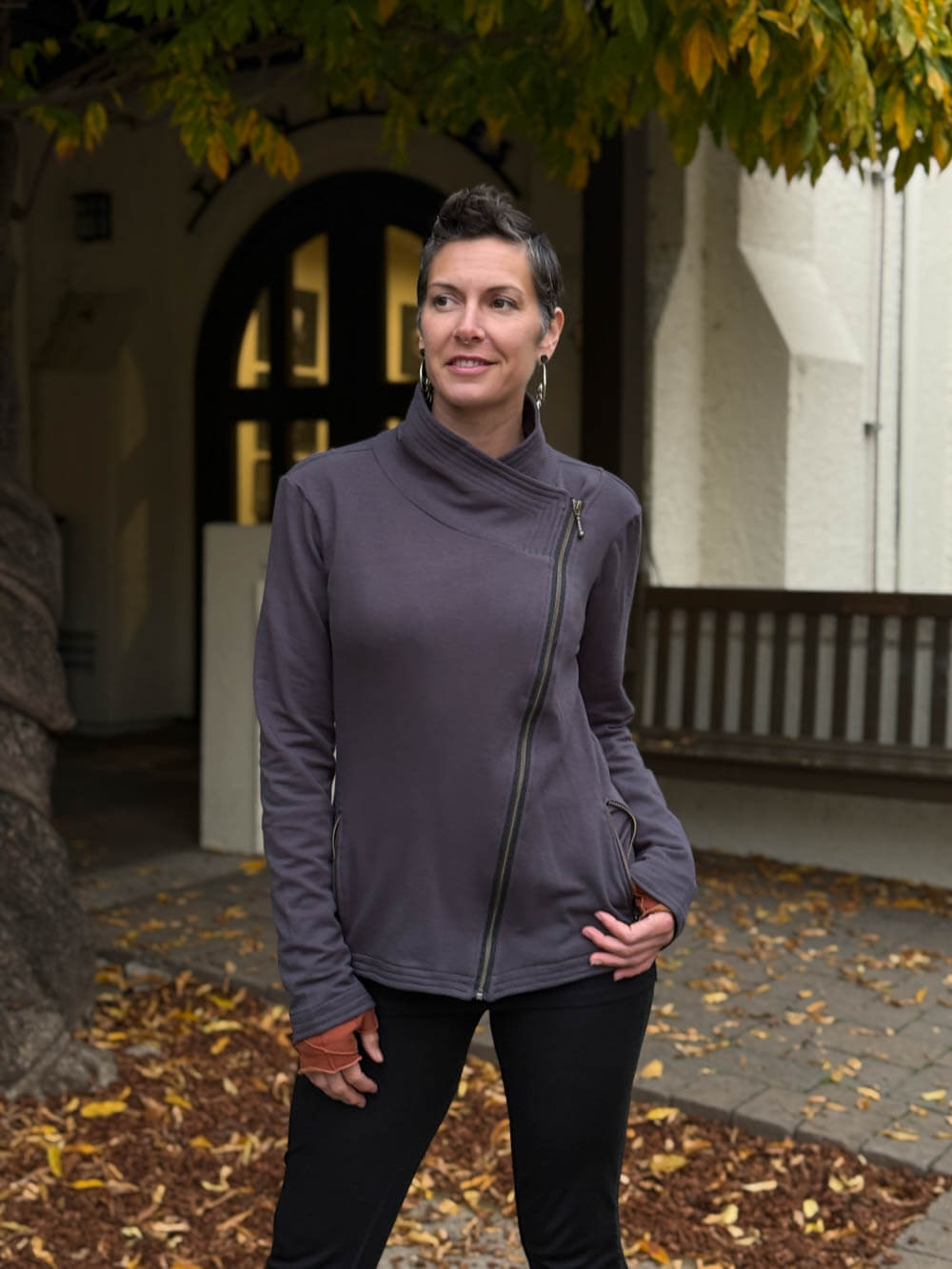 CU Bamboo Fleece Moto Jacket