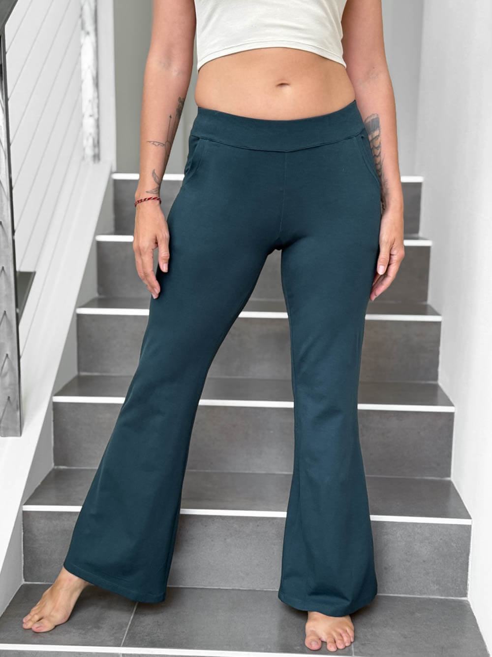 CU Bamboo Pocket Flare Pants
