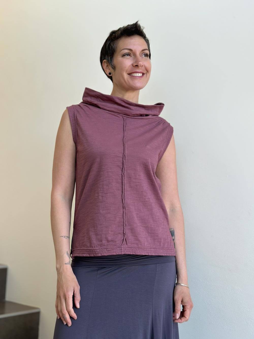 CU Cowl Neck Tank