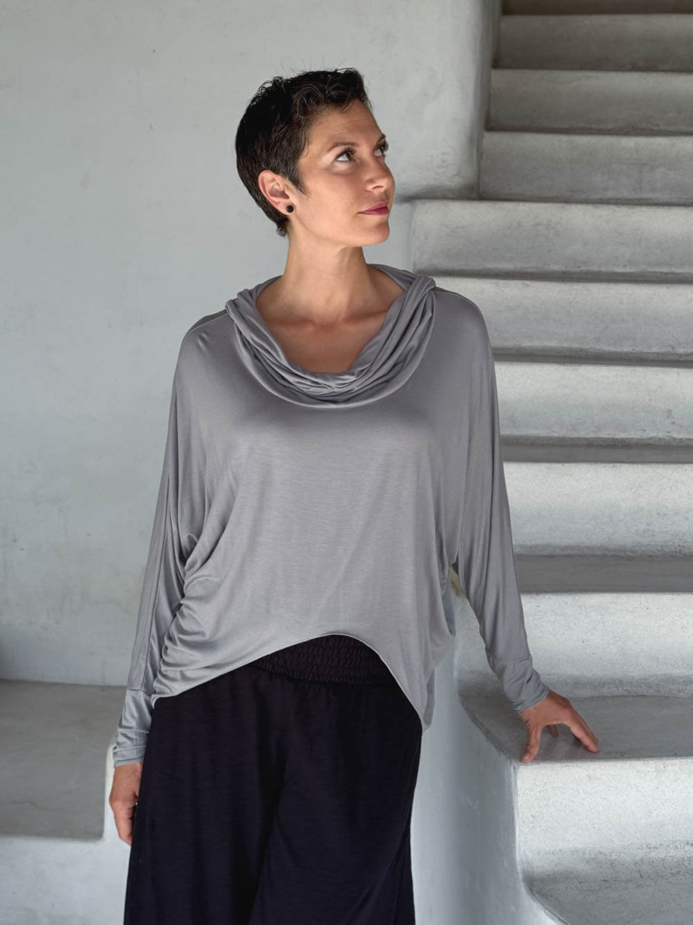 CU Dolman Cowl Top