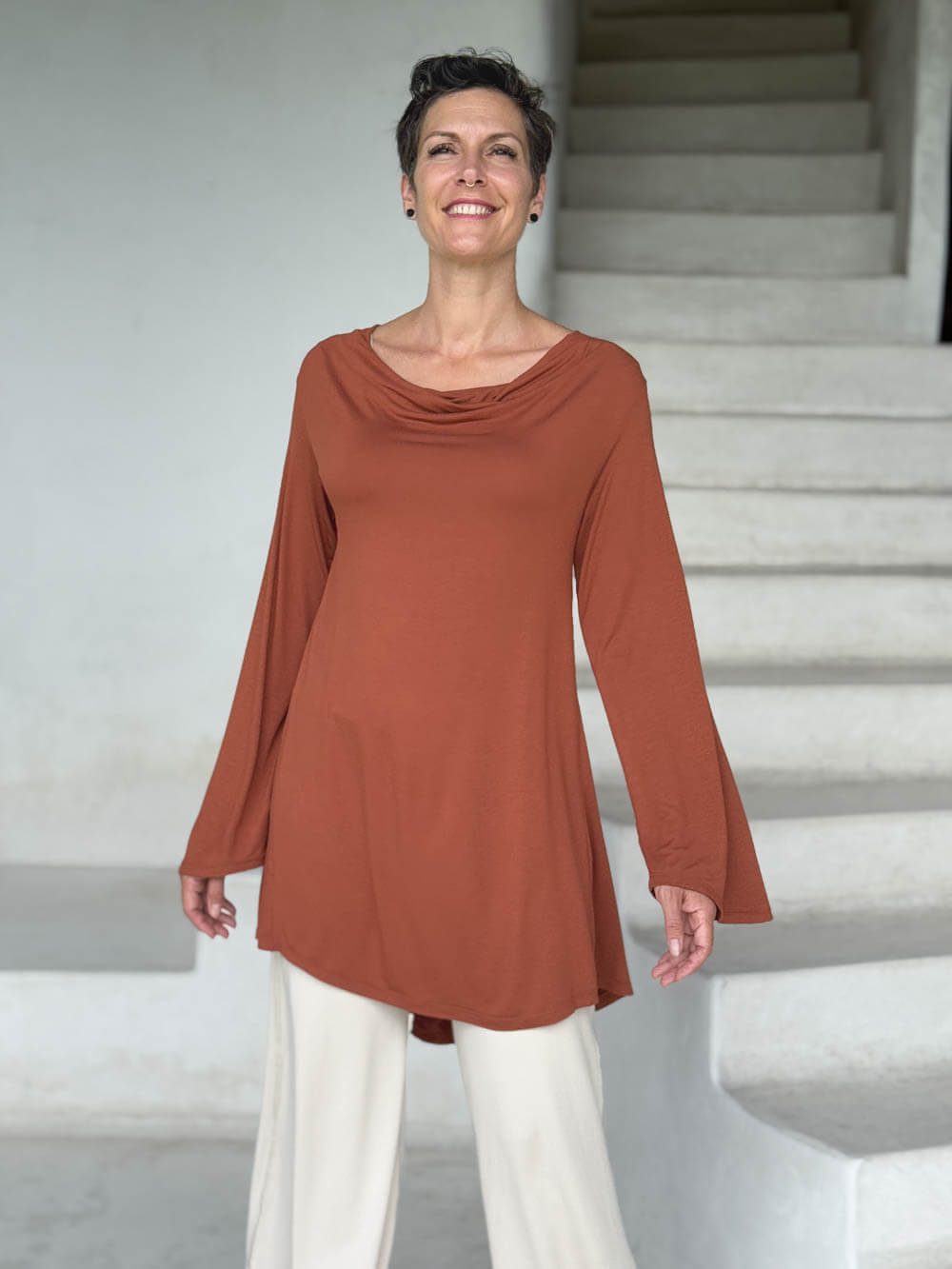 CU Kopi Long Sleeve Top
