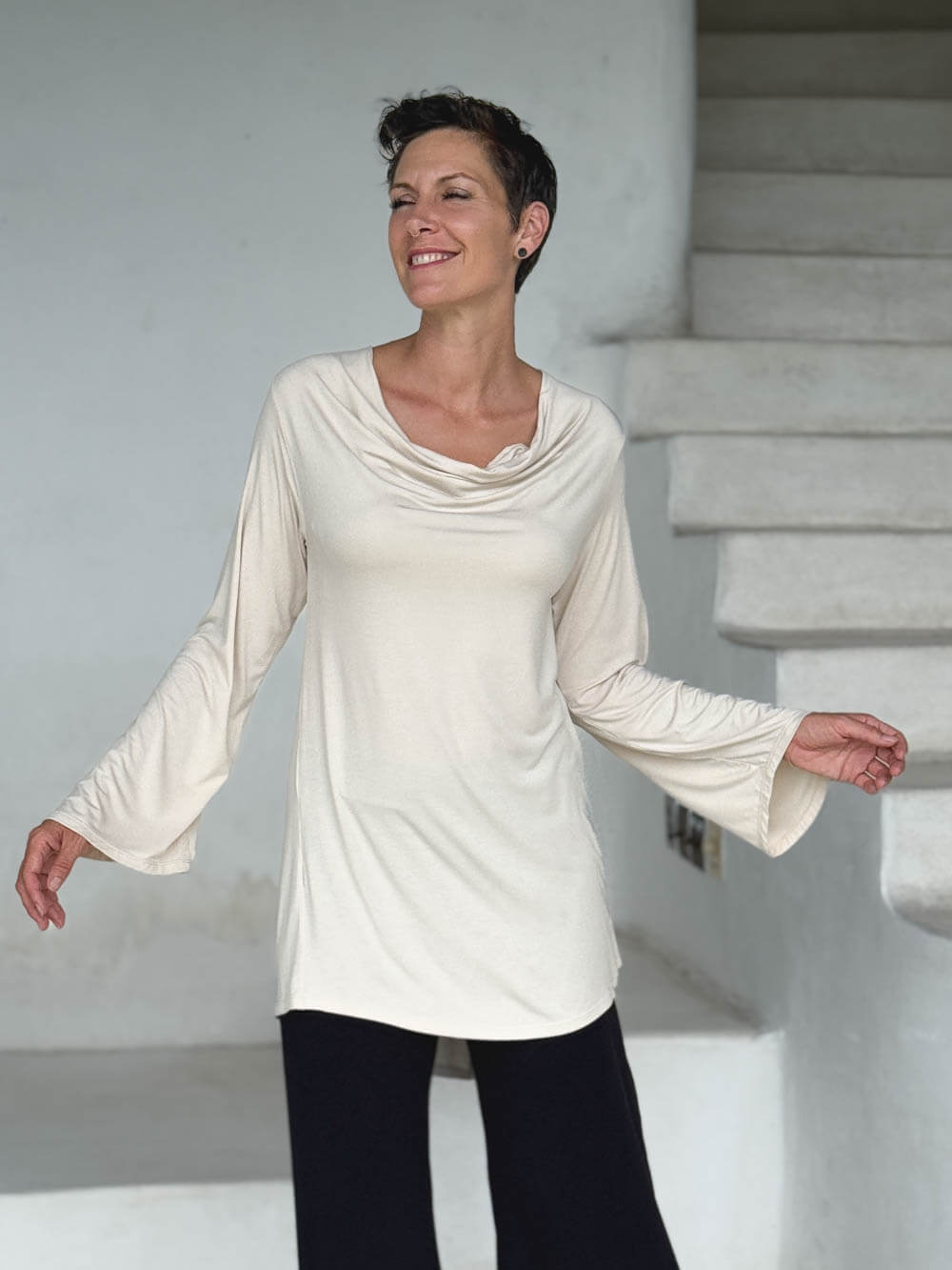 CU Kopi Long Sleeve Top