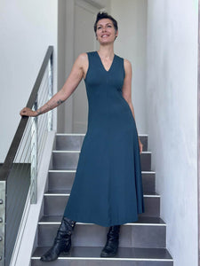 CU V-Neck Layering Maxi Dress