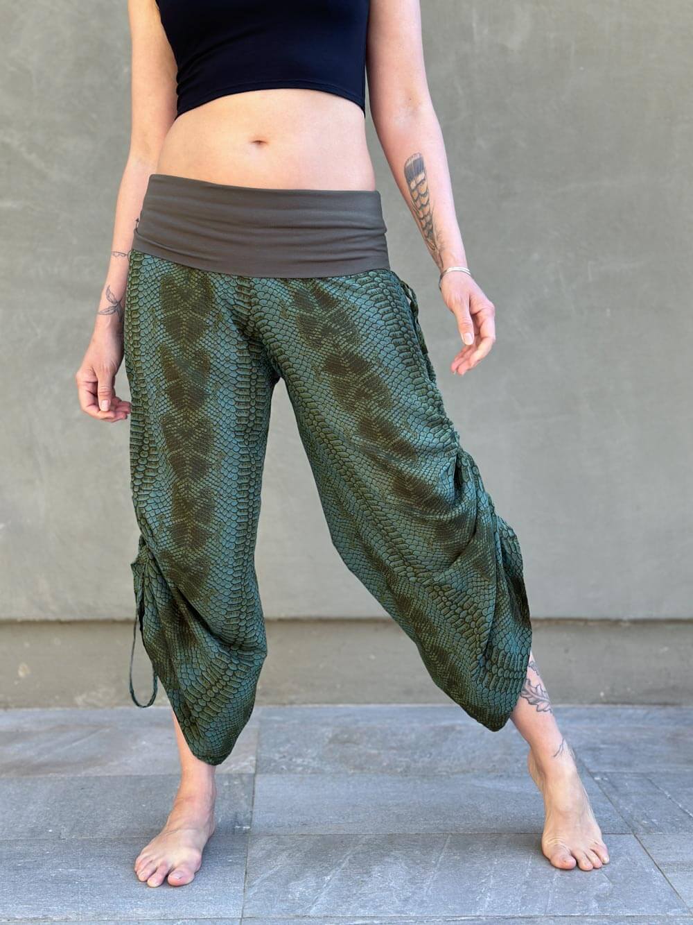 CU Print Ruched Pants