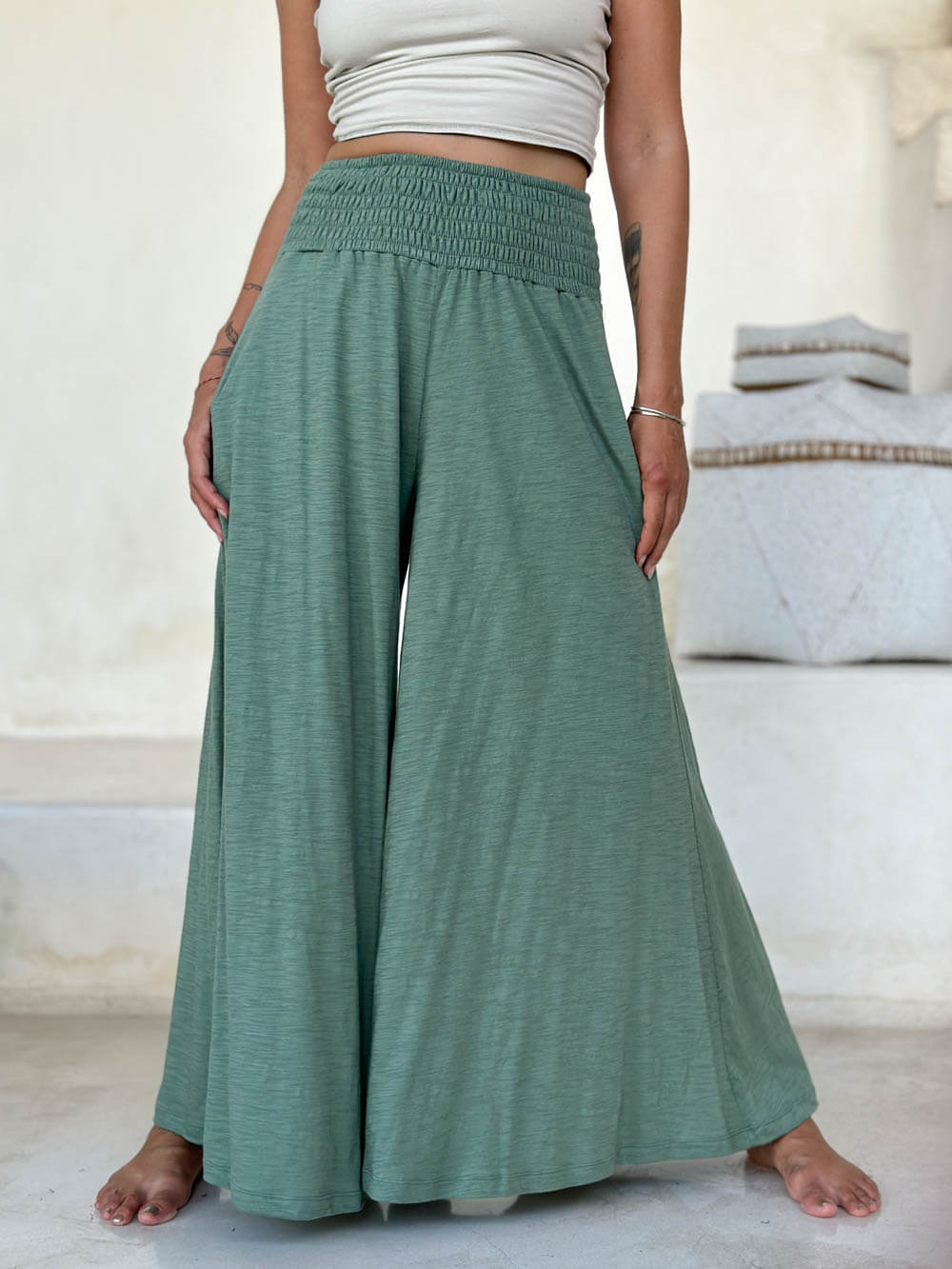 CU Wide Leg Flow Pants