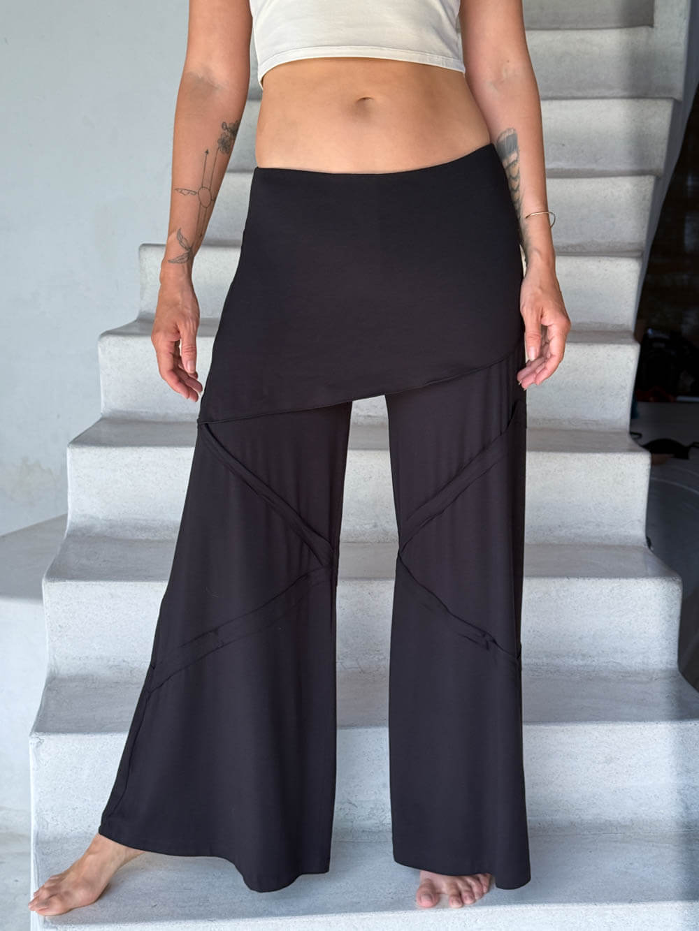 CU Wide Leg Panel Pants
