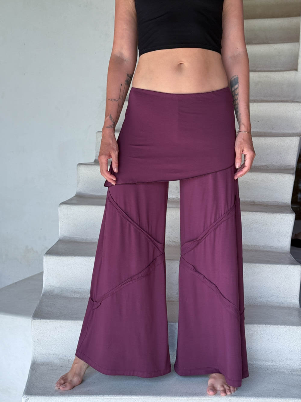 CU Wide Leg Panel Pants