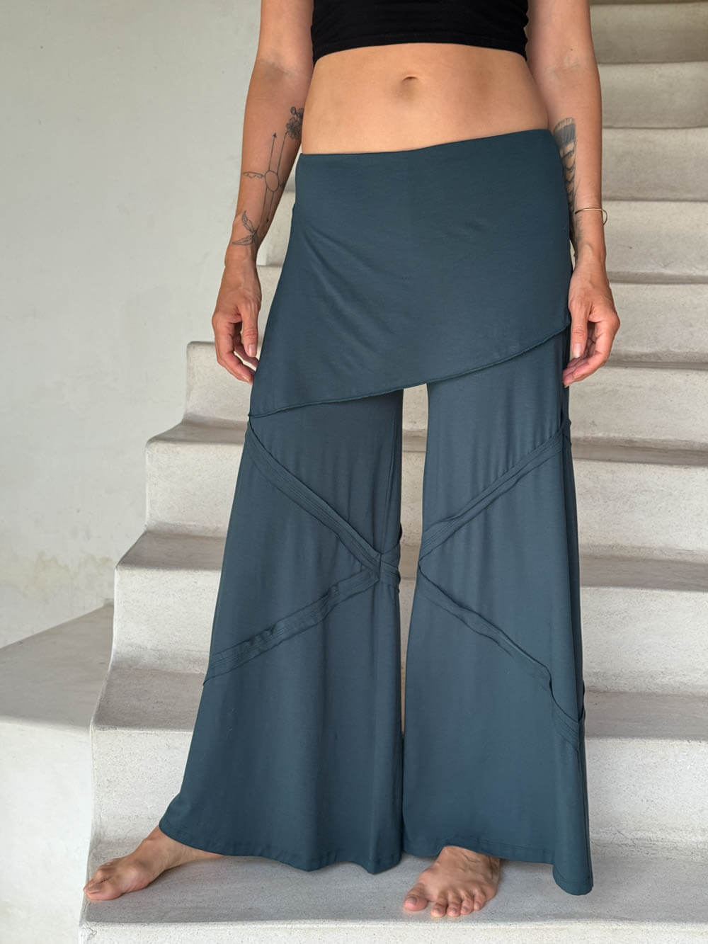 CU Wide Leg Panel Pants