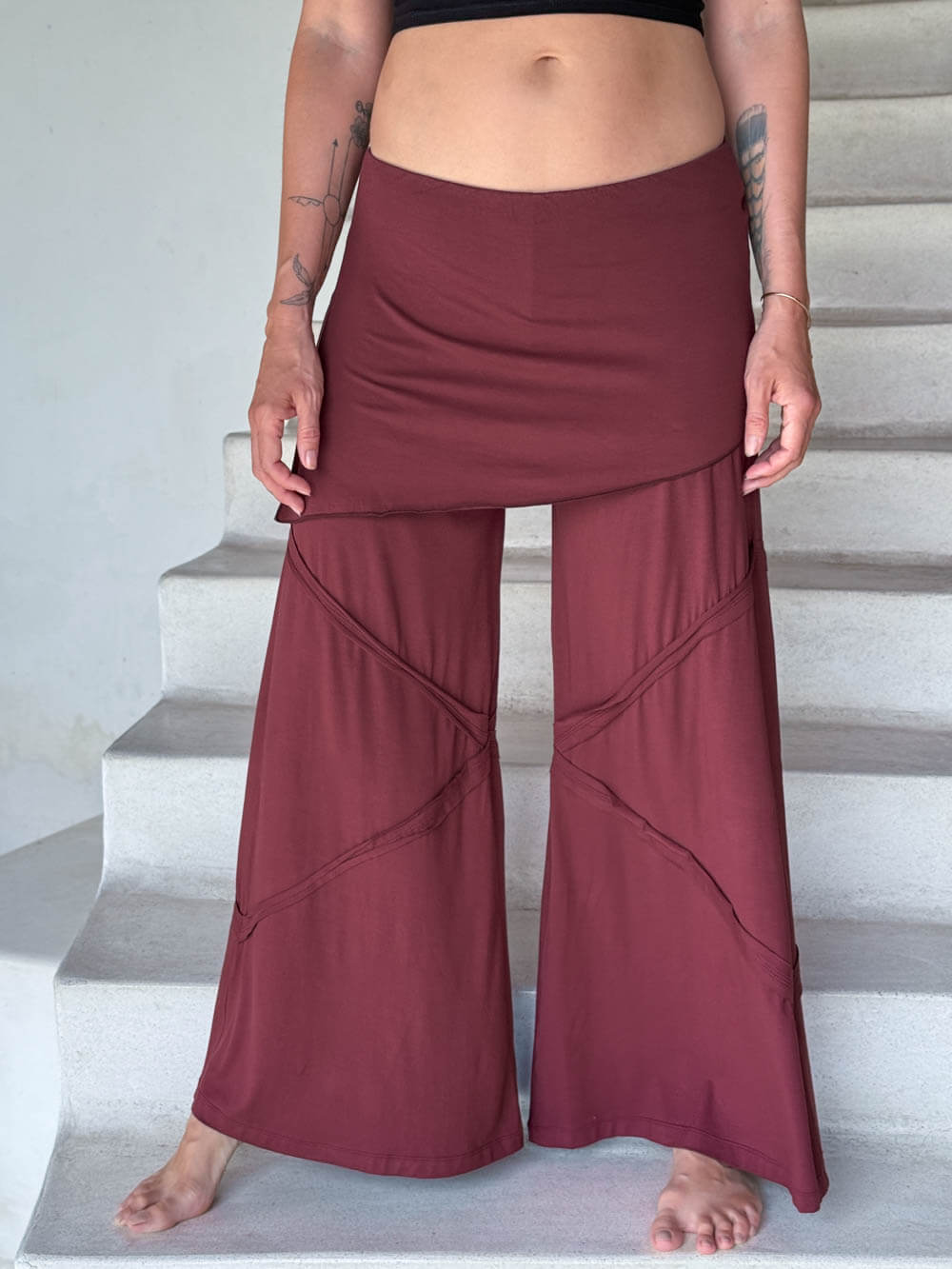 CU Wide Leg Panel Pants