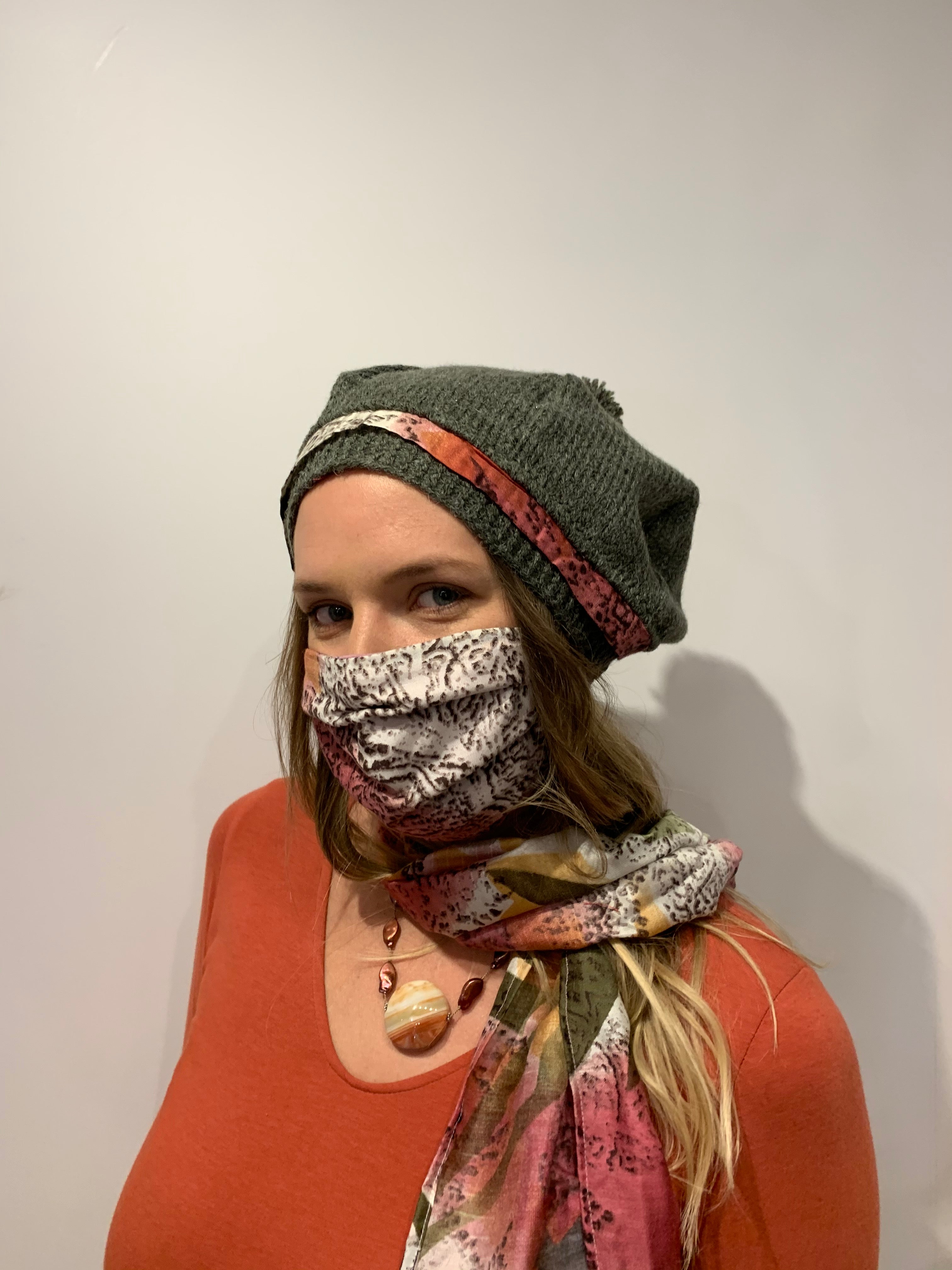 Artisan fall fashion forward hats/masks