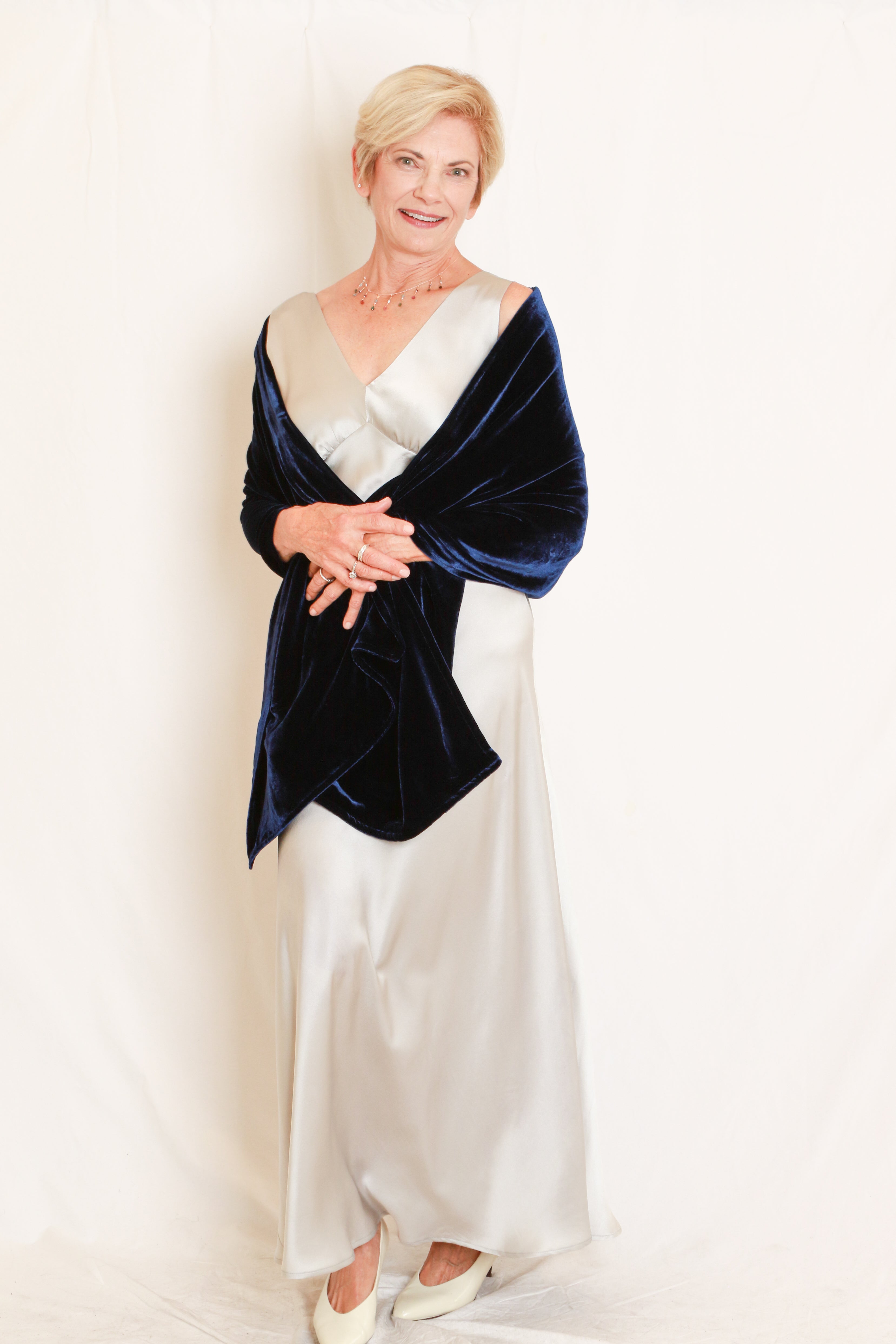 silk velvet wrap dress Curve Velvet Wrap Midi Dress