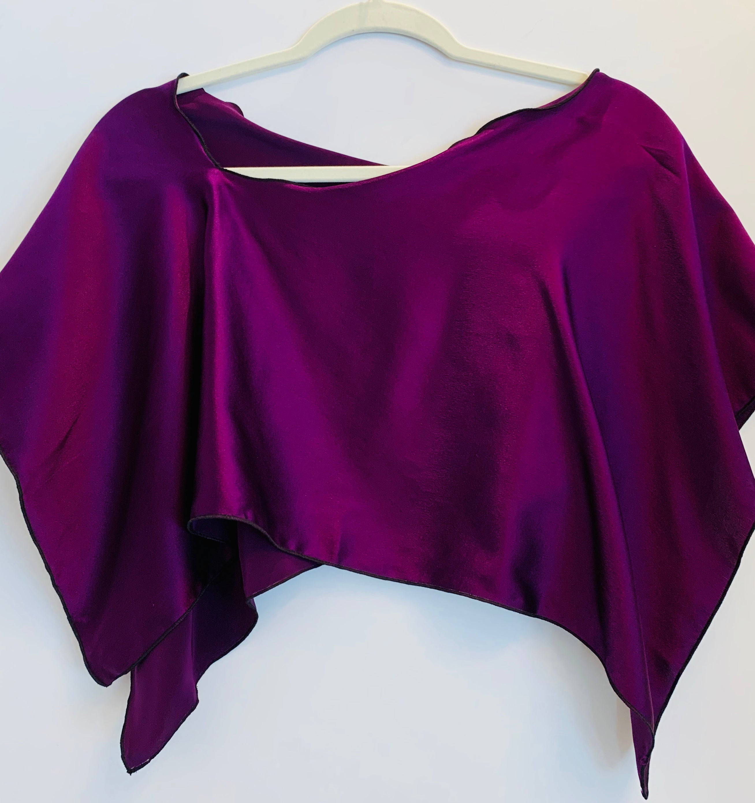 Purple Silk Charmeuse