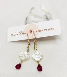 White Mother of Pearl Earrings *Multiple Options*