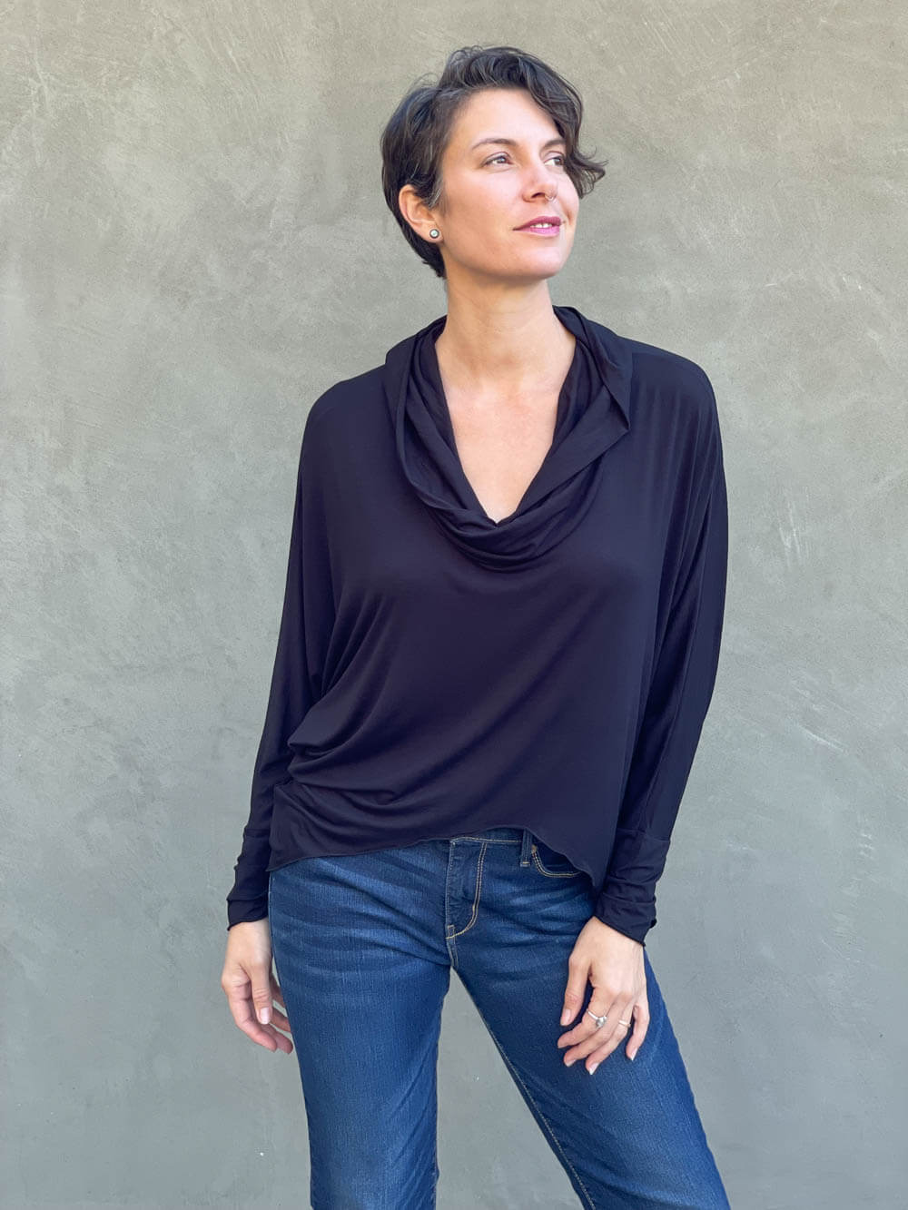 CU Dolman Cowl Top