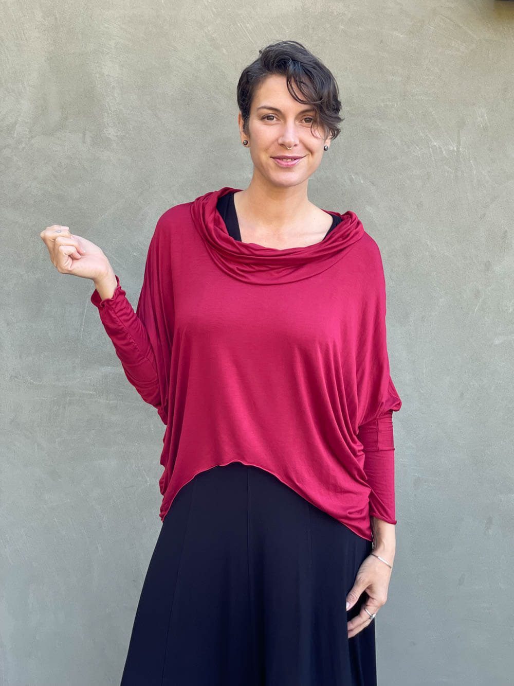 CU Dolman Cowl Top