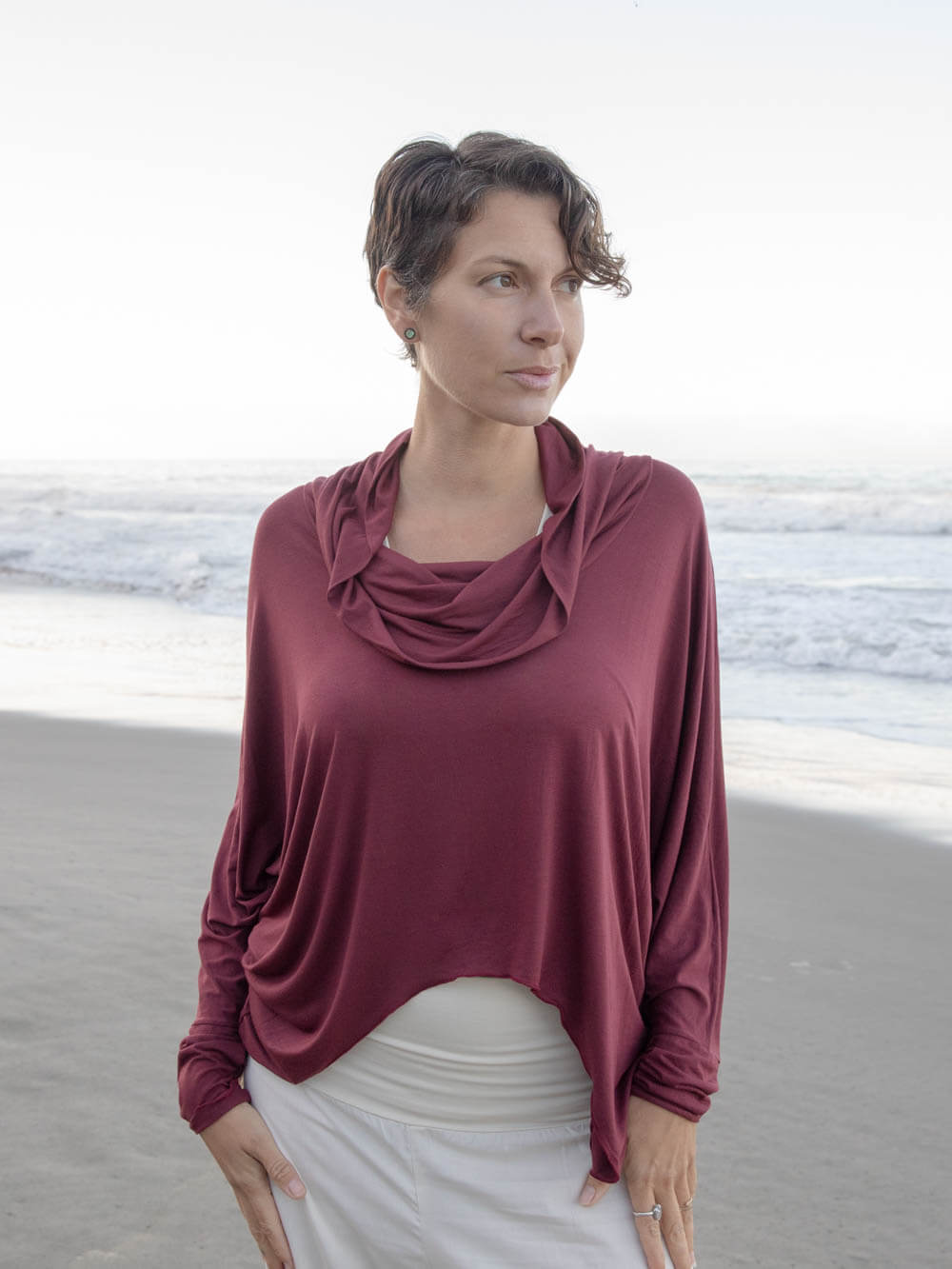 CU Dolman Cowl Top